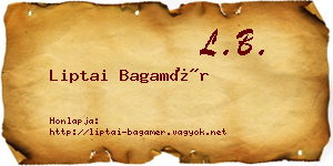 Liptai Bagamér névjegykártya